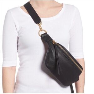 Rebecca Minkoff Bree Black Leather Belt Bag